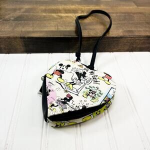 Disney Mickie Minnie Heart Wristlet Purse